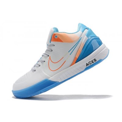 Nike Erkek Zoom Kobe 4 Protro Beyaz Renkli Basketbol Ayakkabısı Türkiye - TLJ7UPTC